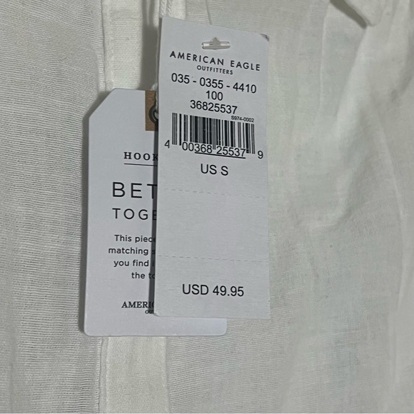 NWT American Eagle Oversized Resort Shirt - Picture 6 of 7